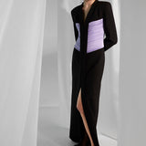 PUPRLE JACKET DRESS