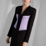 PUPRLE JACKET DRESS
