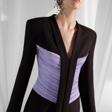 PUPRLE JACKET DRESS